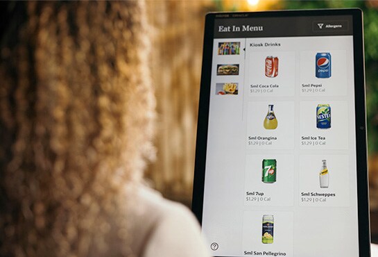 Simphony 為自助服務亭提供支援