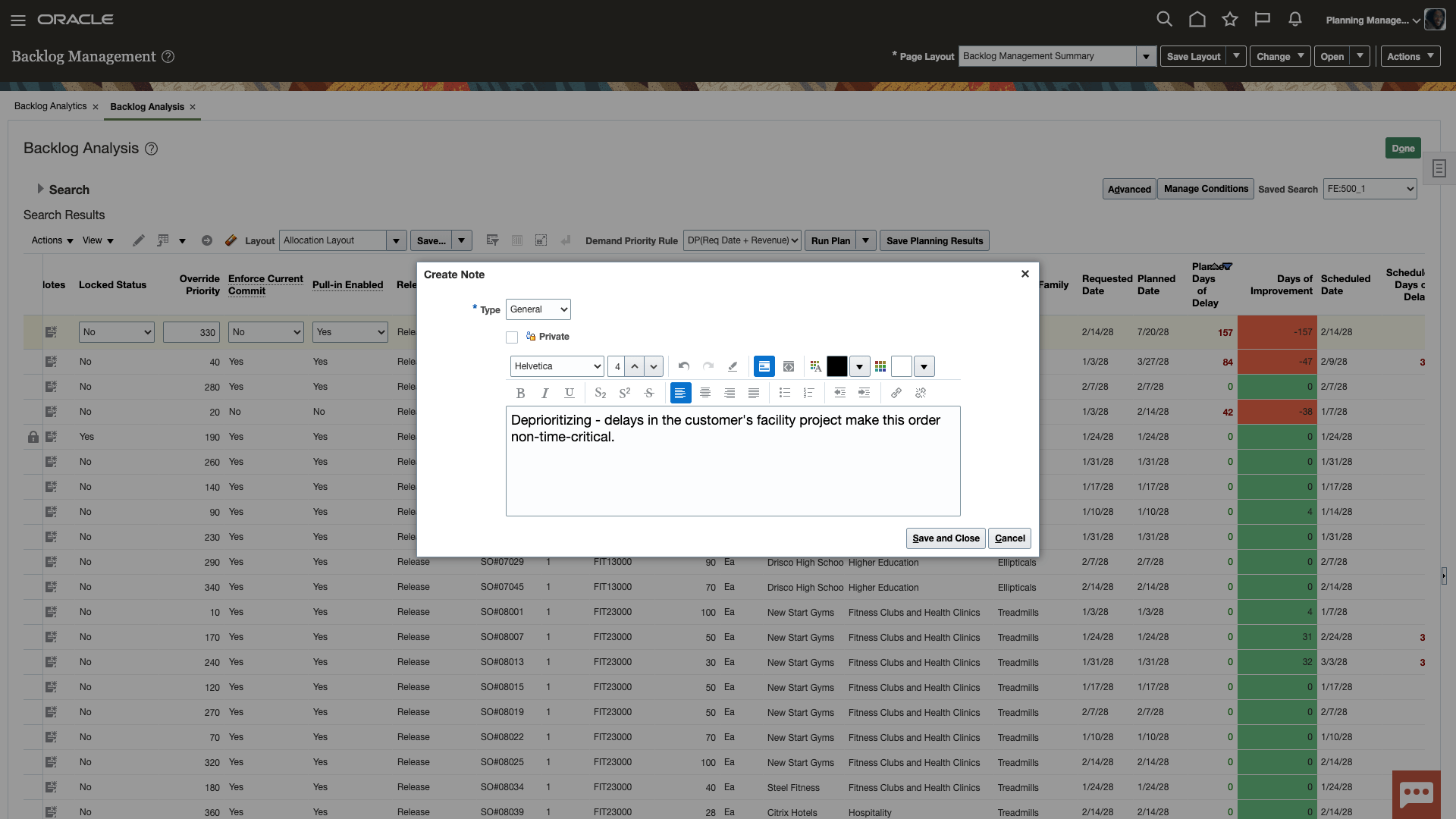重新排程期間遵循先前承諾的日期