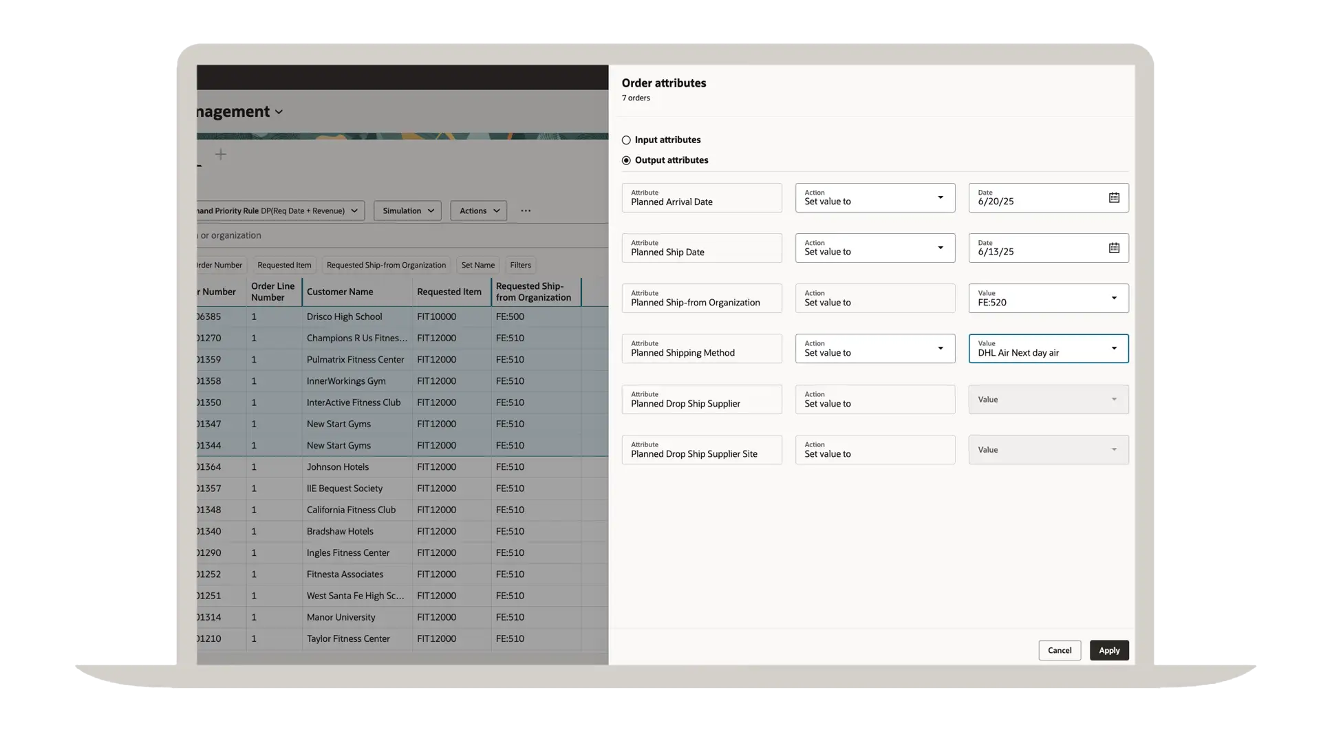 Adjust fulfillment strategies