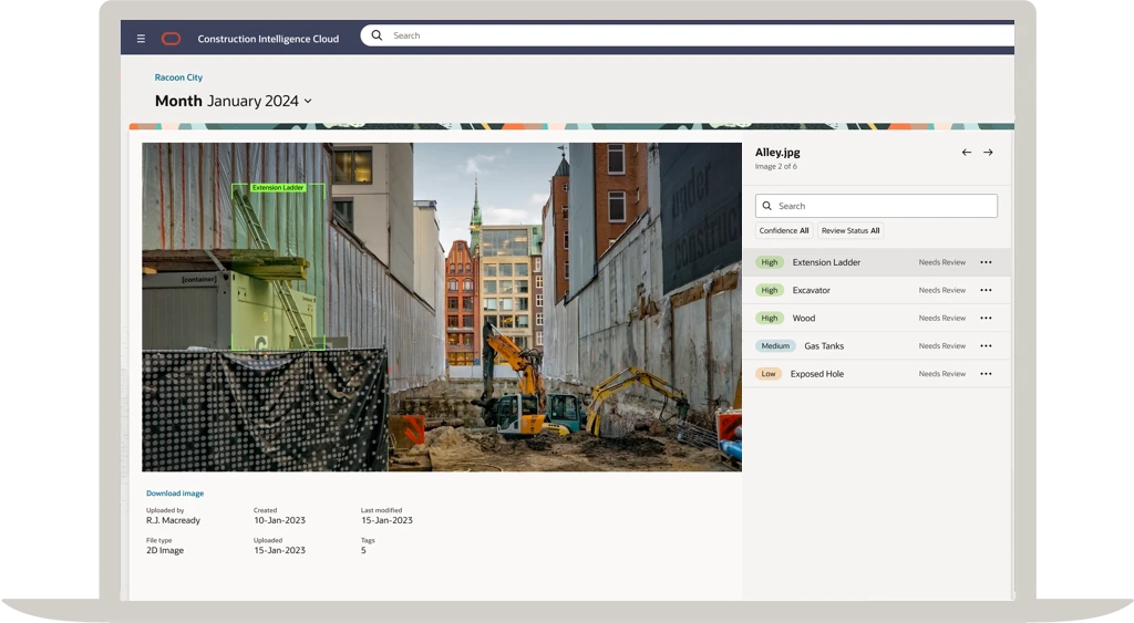 Sicherheitsüberwachung – Screenshot