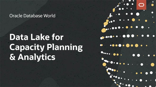 Operational Data Lake for Capacity Planning and Analytics