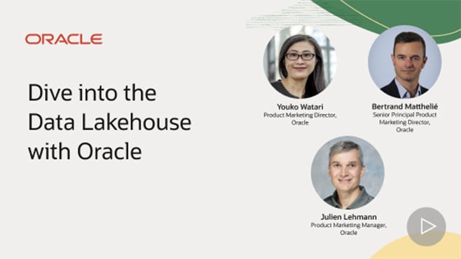 Dive into the Data Lakehouse with Oracle 
